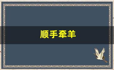 顺手牵羊打一个正确生肖的全面释义、解释与落实、详细解答解释落实